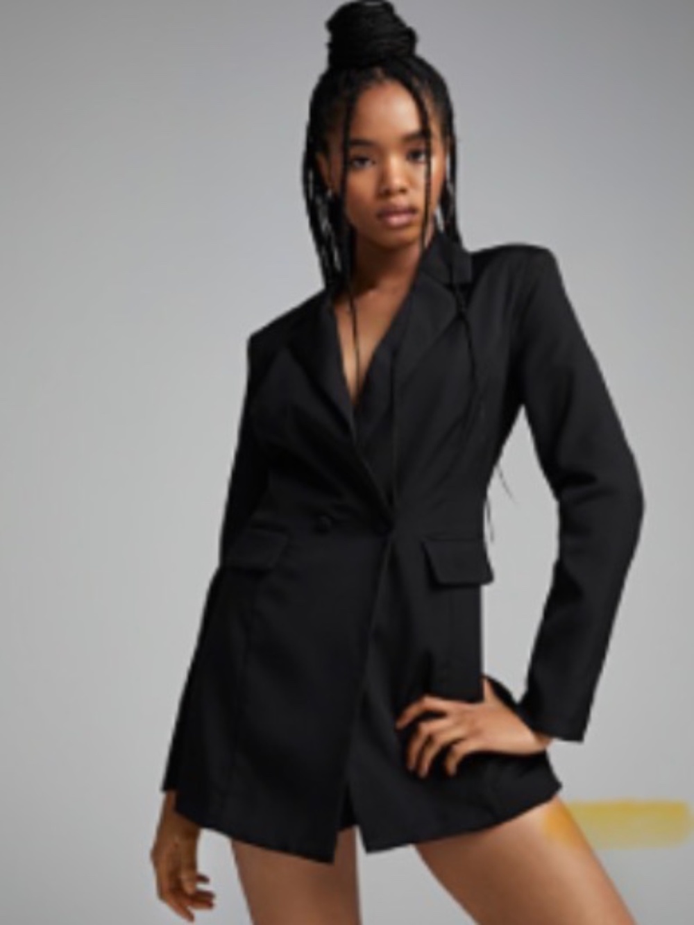 Black, double breast blazer dress. Brand new!